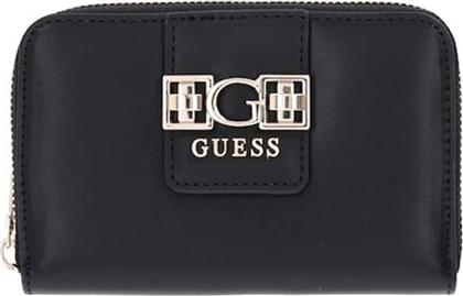 ΓΥΝΑΙΚΕΙO ΠΟΡΤΟΦΟΛΙ ΜΕ ΜΕΤΑΛΛΙΚΟ ΛΟΓΟΤΥΠΟ ''JANE'' - SWVG9891140 ΜΑΥΡΟ GUESS