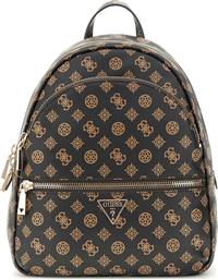 ΓΥΝΑΙΚΕΙΟ ΣΑΚΙΔΙΟ ΠΛΑΤΗΣ ΜΕ ALL-OVER LOGO PRINT ''MANHATTAN II'' - HWPG7118330 ΜΑΥΡΟ GUESS