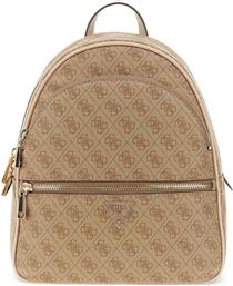 ΓΥΝΑΙΚΕΙΟ ΣΑΚΙΔΙΟ ΠΛΑΤΗΣ ΜΕ ALL-OVER LOGO PRINT ''MANHATTAN II'' - HWSG7118330 ΚΑΦΕ ΑΝΟΙΧΤΟ GUESS