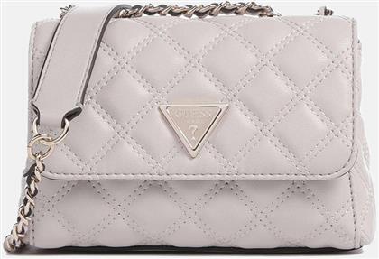 GIULLY II MINI 2 COMP CVRT FLP ΤΣΑΝΤΑ ΓΥΝΑΙΚΕΙΟ (ΔΙΑΣΤΑΣΕΙΣ: 18 X 12 X 6ΕΚ.) GUESS