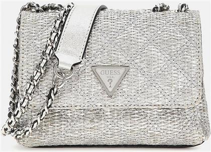 GIULLY II MINI 2 COMP CVRT FLP ΤΣΑΝΤΑ ΓΥΝΑΙΚΕΙΟ (ΔΙΑΣΤΑΣΕΙΣ:18 X 12 X 6ΕΚ.) GUESS