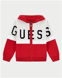 HOODED LS SWEATER W/ZIP ΠΛΕΚΤΟ ΠΑΙΔΙΚΟ BOY GUESS