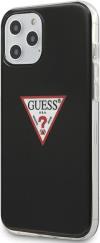 IPHONE 12 / IPHONE 12 PRO 6,1 GUHCP12MPCUCTLBK BLACK HARD BACK COVER CASE TRIANGLE COLLECTION GUESS