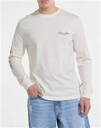 GJ CN LS REG PRINT ON SLEEVE ΜΠΛΟΥΖΑ ΑΝΔΡΙΚΟ GUESS