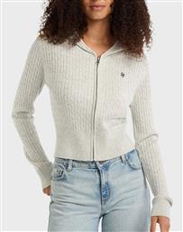 GJ LS CABLE HOODIE CARDI ΠΛΕΚΤΟ ΓΥΝΑΙΚΕΙΟ GUESS