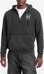 GJ REG HOOD PRINT LOGO ΦΟΥΤΕΡ ΑΝΔΡΙΚΟ GUESS