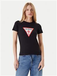 T-SHIRT W4YI04 J1314 ΜΑΥΡΟ SLIM FIT GUESS