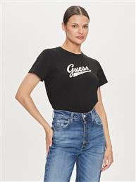 T-SHIRT W4YI13 J1314 ΜΑΥΡΟ REGULAR FIT GUESS από το MODIVO