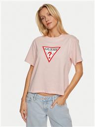 T-SHIRT W4YI73 K8HM0 ΡΟΖ REGULAR FIT GUESS