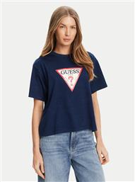 T-SHIRT W5GI20 KCTG1 ΣΚΟΥΡΟ ΜΠΛΕ REGULAR FIT GUESS