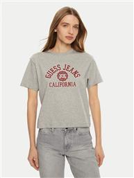 T-SHIRT W5RI43 K8HM0 ΓΚΡΙ REGULAR FIT GUESS