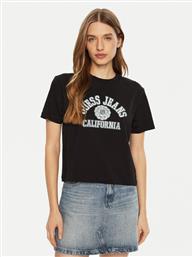 T-SHIRT W5RI43 K8HM0 ΜΑΥΡΟ REGULAR FIT GUESS