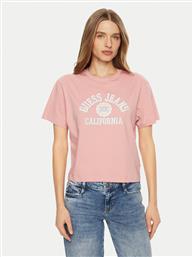T-SHIRT W5RI43 K8HM0 ΡΟΖ REGULAR FIT GUESS