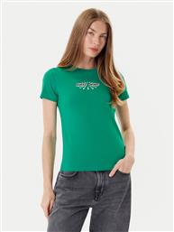 T-SHIRT W5YI04 J1314 ΠΡΑΣΙΝΟ SLIM FIT GUESS