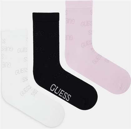 ΚΑΛΤΣΕΣ 3-PACK ΧΡΩΜΑ: ΑΣΠΡΟ, O5BG04 KBZU0 GUESS