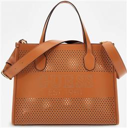 KATEY PERF SMALL TOTE HWWH8769220 COGNAC GUESS