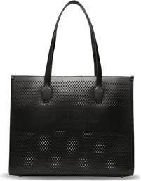 KATEY PERF TOTE 2 IN1 HWWH8769230 BLACK GUESS από το TROUMPOUKIS