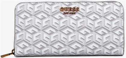 LAUREL SLG LARGE ZIP AROUND SWGC8500460 STONE GUESS
