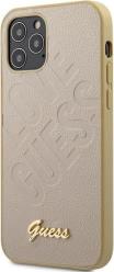LEATHER COVER IRIDESCENT LOVE FOR APPLE IPHONE 12 MINI GOLD GUHCP12SPUILGLG GUESS από το e-SHOP