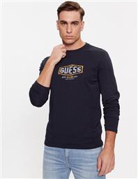 LONGSLEEVE M4RI34 J1314 ΣΚΟΥΡΟ ΜΠΛΕ SLIM FIT GUESS