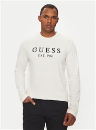 LONGSLEEVE U4RI11 K6YW0 ΛΕΥΚΟ REGULAR FIT GUESS από το MODIVO