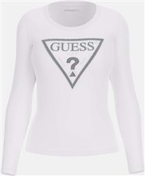 LS CN SHINY TRIANGLE TEE ΜΠΛΟΥΖΑ ΓΥΝΑΙΚΕΙΟ GUESS