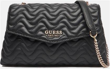 MELISANDRA CNVRTBL XBODY FLAP ΤΣΑΝΤΑ ΓΥΝΑΙΚΕΙΟ (ΔΙΑΣΤΑΣΕΙΣ: 20 X 12 X 8ΕΚ.) GUESS