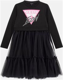 MIXED FABRIC LS DRESS ΦΟΡΕΜΑ ΠΑΙΔΙΚΟ GIRL GUESS