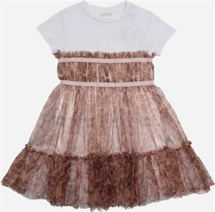 MIXED FABRIC SS DRESS ΦΟΡΕΜΑ ΠΑΙΔΙΚΟ GIRL GUESS