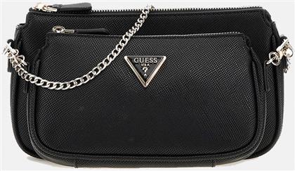 NOELLE DBL POUCH CROSSBODY ΤΣΑΝΤΑ ΓΥΝΑΙΚΕΙΟ (ΔΙΑΣΤΑΣΕΙΣ: 24 X 13 X 5 ΕΚ.) GUESS