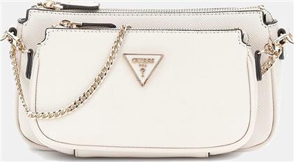 NOELLE DBL POUCH CROSSBODY ΤΣΑΝΤΑ ΓΥΝΑΙΚΕΙΟ (ΔΙΑΣΤΑΣΕΙΣ: 24 X 13 X 5 ΕΚ.) GUESS