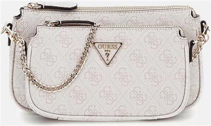 NOELLE DBL POUCH CROSSBODY ΤΣΑΝΤΑ ΓΥΝΑΙΚΕΙΟ (ΔΙΑΣΤΑΣΕΙΣ: 24 X 13 X 5 ΕΚ.) GUESS