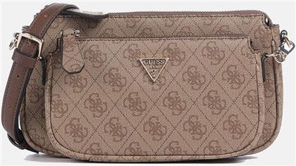 NOELLE II DBL POUCH CROSSBODY ΤΣΑΝΤΑ ΓΥΝΑΙΚΕΙΟ (ΔΙΑΣΤΑΣΕΙΣ: 24 X 13 X 5ΕΚ.) GUESS