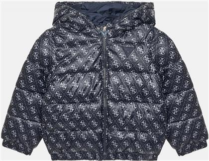 PADDED HOODED LS JACKET W/ZIP ΜΠΟΥΦΑΝ ΠΑΙΔΙΚΟ BOY GUESS