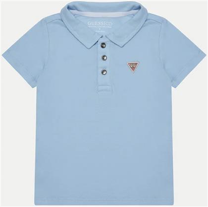 ΠΑΙΔΙΚΗ ΚΟΝΤΟΜΑΝΙΚΗ POLO ΜΠΛΟΥΖΑ - SS - ORGANIC PIQUET GUESS