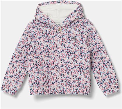 ΠΑΙΔΙΚΗ ΖΑΚΕΤΑ ΦΟΥΤΕΡ ΜΕ ΚΟΥΚΟΥΛΑ ΚΑΙ ALL-OVER FLORAL PRINT - K5RQ00KAZQ2 ΓΑΛΑΖΙΟ GUESS