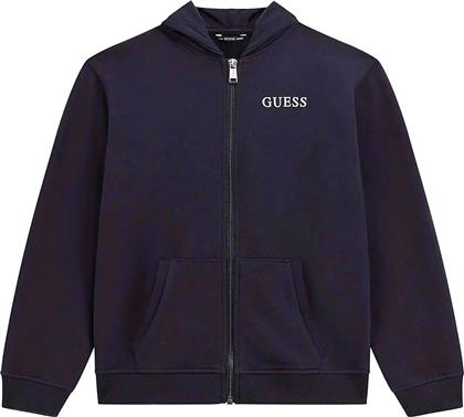 ΠΑΙΔΙΚΗ ΖΑΚΕΤΑ ΦΟΥΤΕΡ ΜΕ LOGO PRINT - L4RQ22KAUG0 ΜΠΛΕ ΣΚΟΥΡΟ GUESS