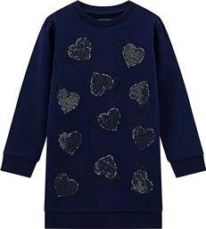 ΠΑΙΔΙΚΟ ΦΟΡΕΜΑ ΜΕ ALL OVER ΑΝΑΓΛΥΦΕΣ ΚΑΡΔΙΕΣ - K5YK09KAD74 ΣΚΟΥΡΟ ΜΠΛΕ GUESS