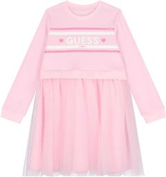 ΠΑΙΔΙΚΟ ΦΟΡΕΜΑ ΜΕ LOGO PRINT ΚΑΙ ΤΟΥΛΙ ΣΤΟ ΚΑΤΩ ΜΕΡΟΣ - K5YK01KB8R0 ΡΟΖ GUESS