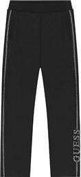 ΠΑΙΔΙΚΟ ΠΑΝΤΕΛΟΝΙ ΦΟΡΜΑΣ ΚΑΙ LOGO PRINT ΜΕ ΣΤΡΑΣ - J5YQ12KA6R4 ΜΑΥΡΟ GUESS