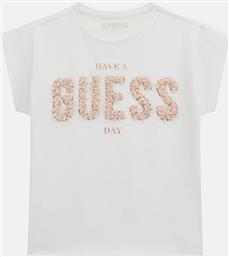 ΠΑΙΔΙΚΟ T-SHIRT ΜΕ ΛΟΓΟΤΥΠΟ - J5RI37K6YW4 ΛΕΥΚΟ GUESS από το NOTOS