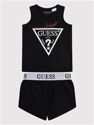 ΠΙΤΖΑΜΑ J1BG00 J1311 ΜΑΥΡΟ REGULAR FIT GUESS από το MODIVO