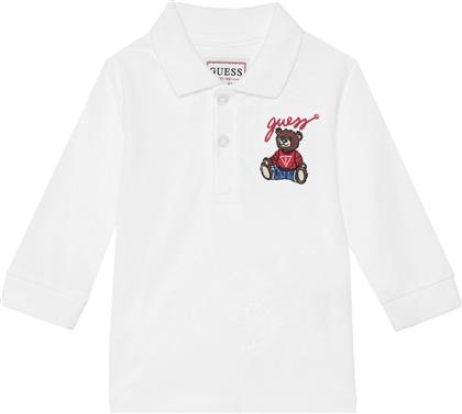 POLO N5YP00 KADZ4 ΛΕΥΚΟ REGULAR FIT GUESS