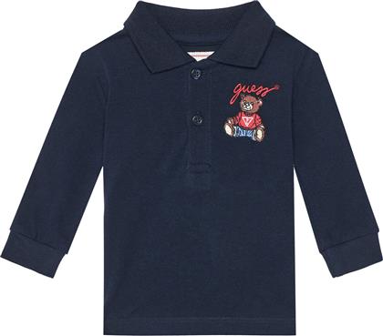 POLO N5YP00 KADZ4 ΣΚΟΥΡΟ ΜΠΛΕ REGULAR FIT GUESS