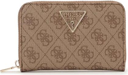 ΠΟΡΤΟΦΟΛΙ LAUREL SLG MEDIUM ZIP AROUND SWVC8500140 LOGO ΜΠΕΖ GUESS