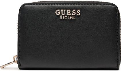 ΠΟΡΤΟΦΟΛΙ LAUREL SLG MEDIUM ZIP AROUND SWVC8500140 ΜΑΥΡΟ GUESS