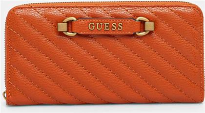 ΠΟΡΤΟΦΟΛΙ SELA ΧΡΩΜΑ: ΠΟΡΤΟΚΑΛΙ, SWQB94 95146 GUESS