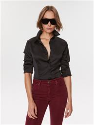 ΠΟΥΚΑΜΙΣΟ FERNANDA W3BH66 WFQC2 ΜΑΥΡΟ SLIM FIT GUESS