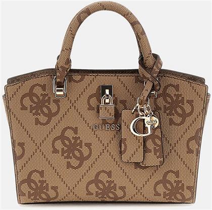 QUEENSLAND MINI SATCHEL ΤΣΑΝΤΑ ΓΥΝΑΙΚΕΙΟ (ΔΙΑΣΤΑΣΕΙΣ: 22 X 14 X 8ΕΚ.) GUESS