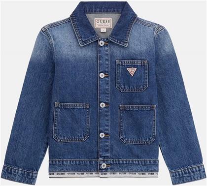 RIGID DENIM OVERSIZE JACKET ΜΠΟΥΦΑΝ ΠΑΙΔΙΚΟ GIRL GUESS